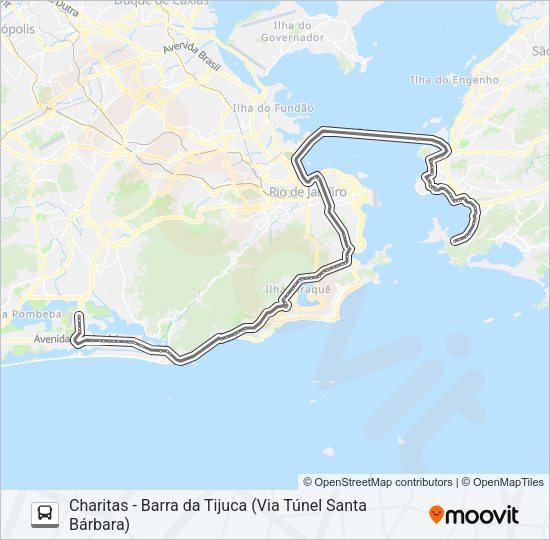 Mapa da linha 1785D (EXECUTIVO) de ônibus