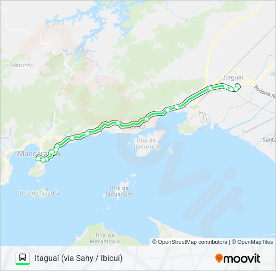 V123 Bus Line Map