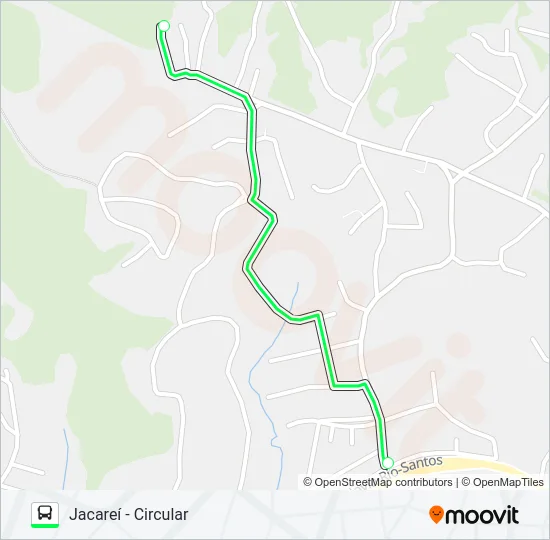 JACAREÍ - CIRCULAR Bus Line Map