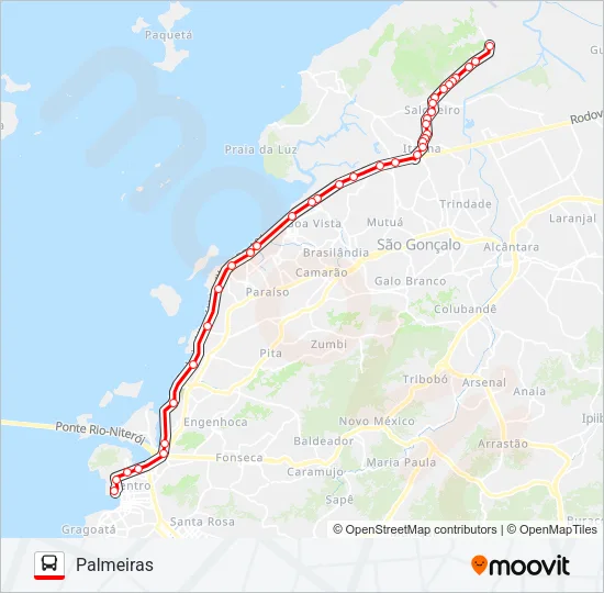 400BR Bus Line Map