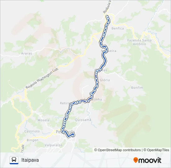 77 (EXECUTIVO) Bus Line Map