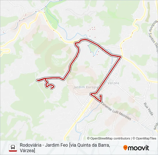 15A Bus Line Map