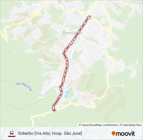 50A Bus Line Map