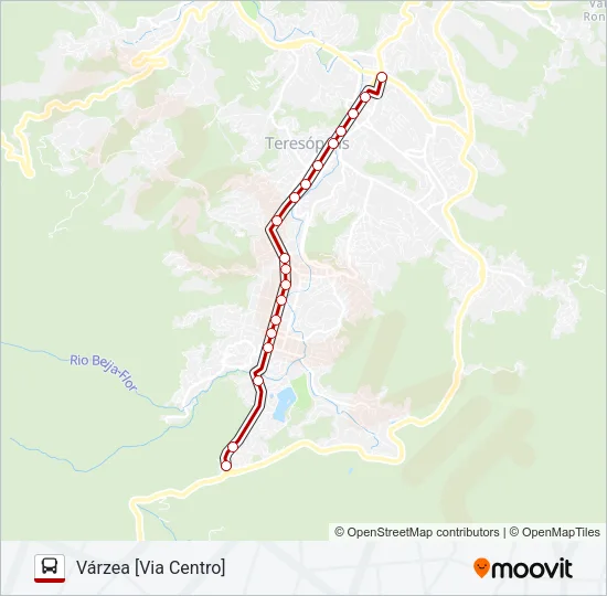 50A Bus Line Map