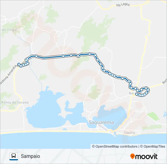 34 Bus Line Map