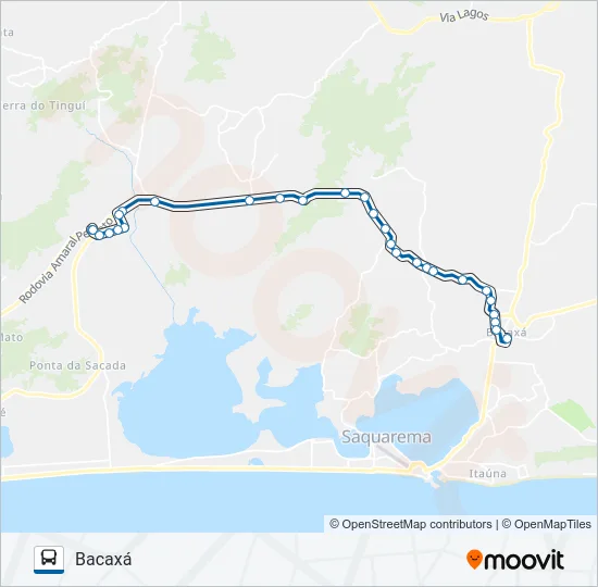34 Bus Line Map