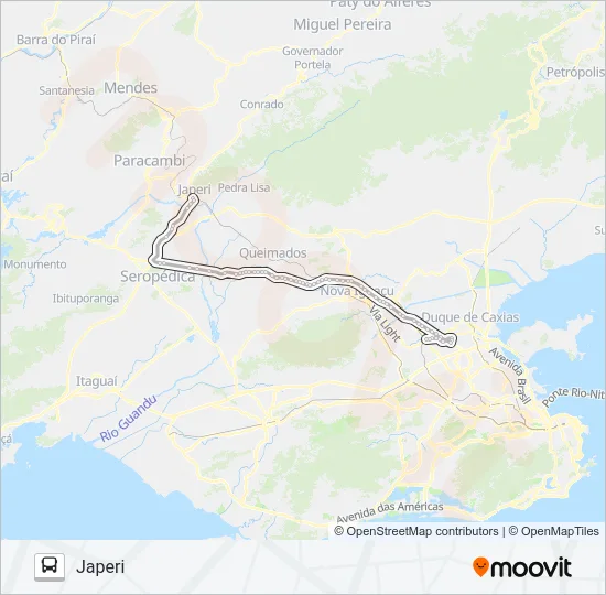 592I Bus Line Map