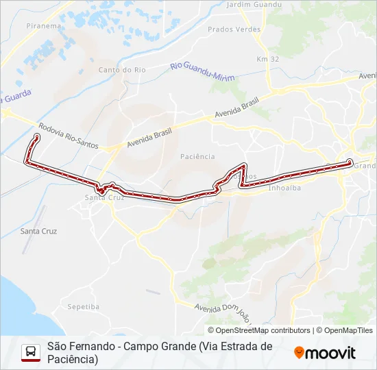 840SN Bus Line Map