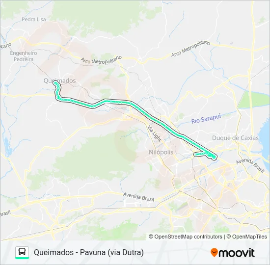 710I Bus Line Map