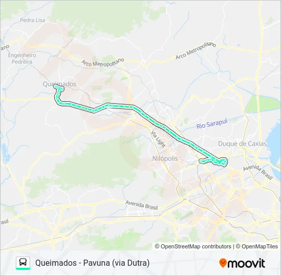 710I Bus Line Map