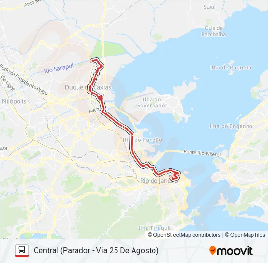 102C Bus Line Map