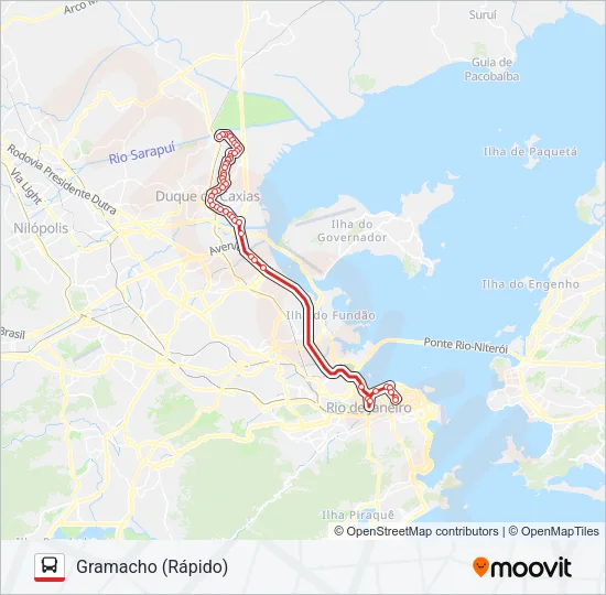 102C Bus Line Map