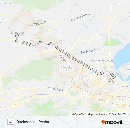 459 Bus Line Map