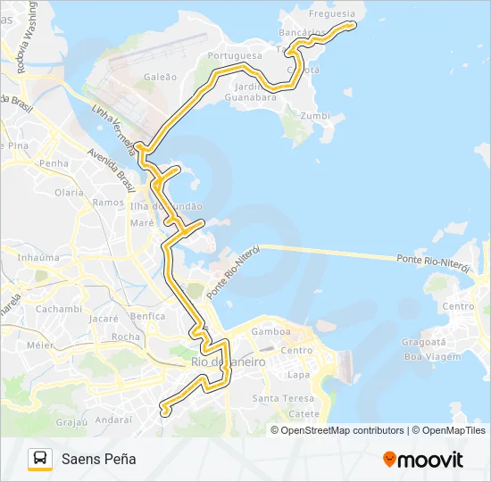 635 Bus Line Map