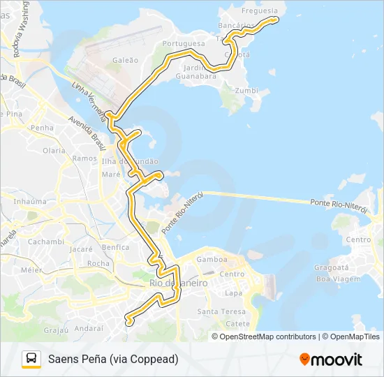 635 Bus Line Map