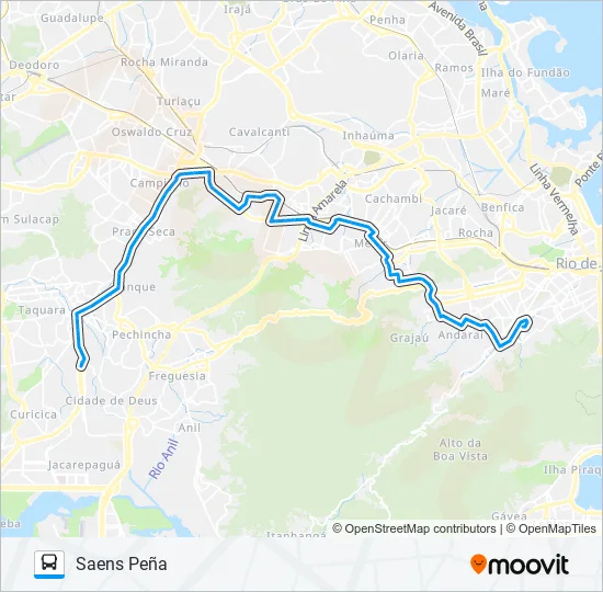 636SN Bus Line Map