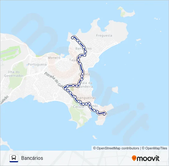 921 Bus Line Map