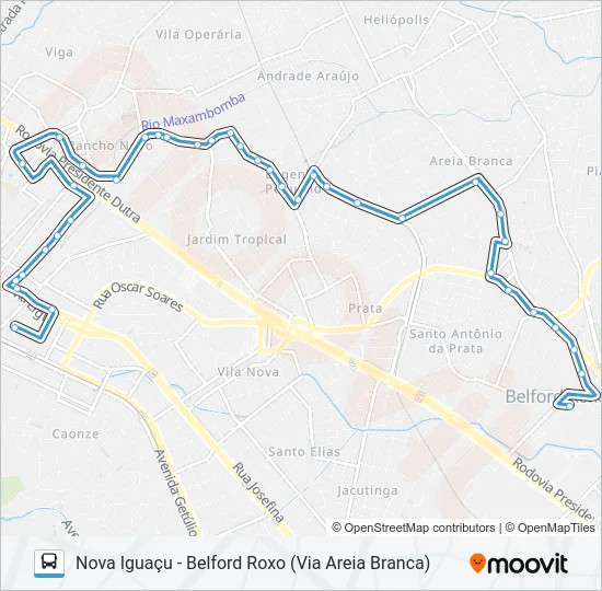 200I Bus Line Map