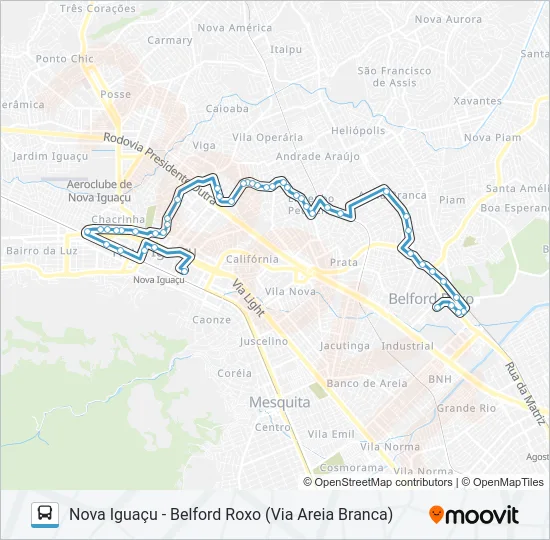 200I Bus Line Map