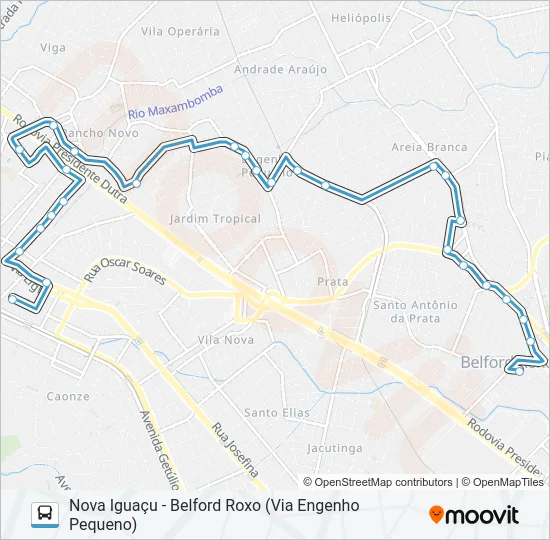 201I Bus Line Map