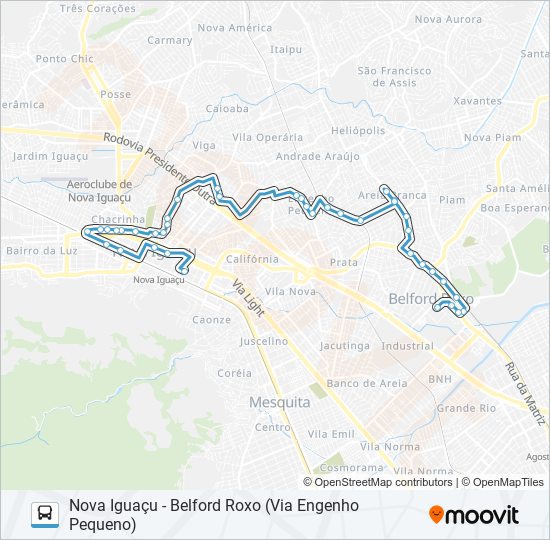 201I bus Line Map