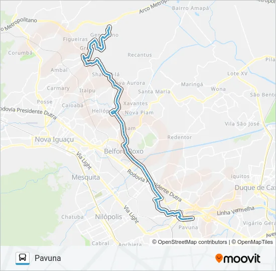 421I Bus Line Map