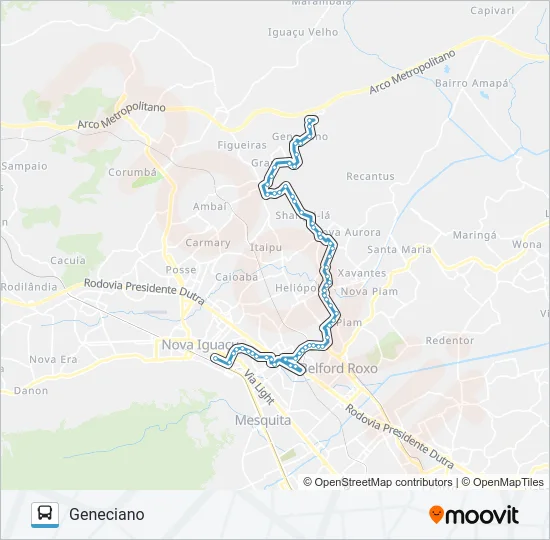 530I Bus Line Map
