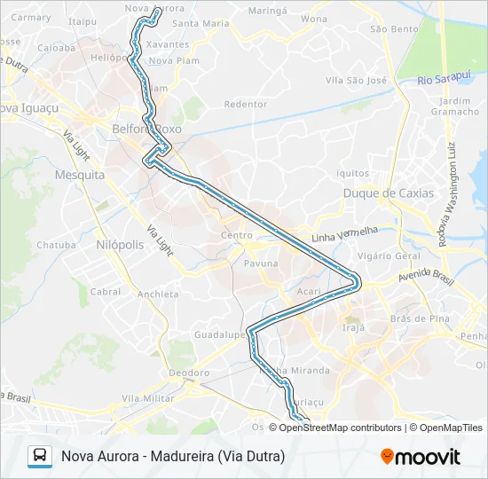 800L Bus Line Map