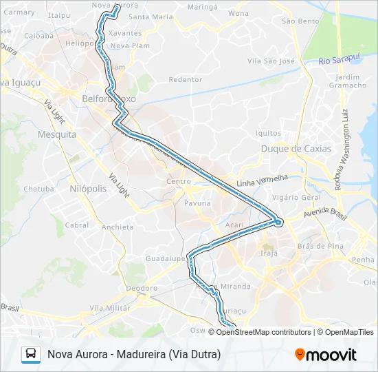 800L Bus Line Map