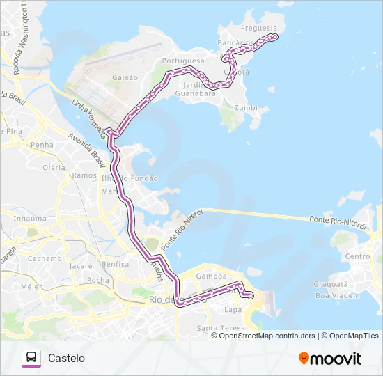 2342 (EXECUTIVO) Bus Line Map