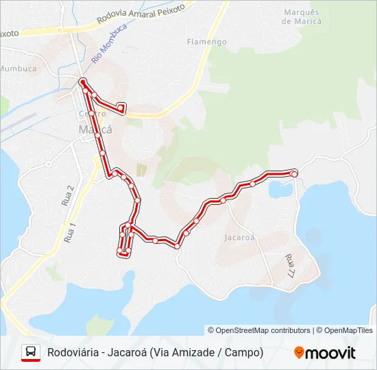E08A Bus Line Map