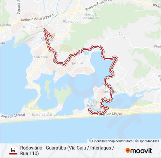 E09A Bus Line Map