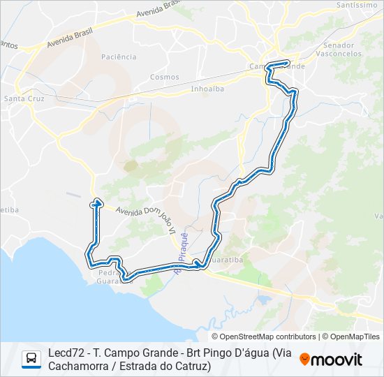 857SN bus Line Map