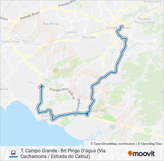 857SN Bus Line Map