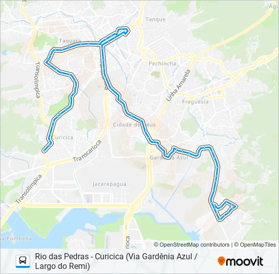 861SN Bus Line Map