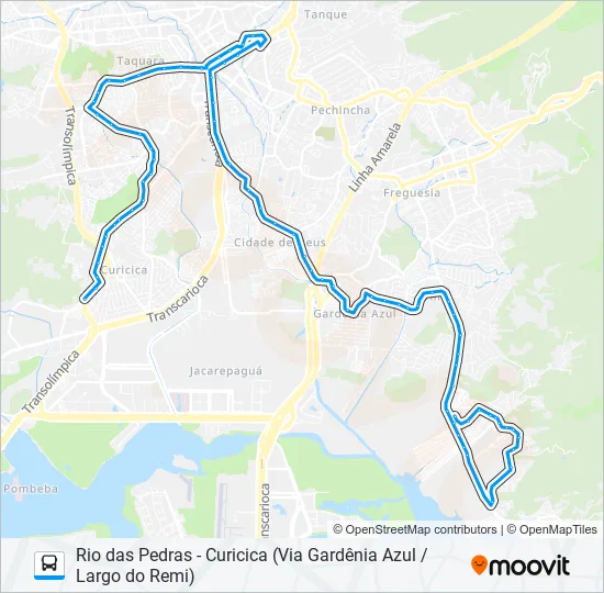 861SN Bus Line Map