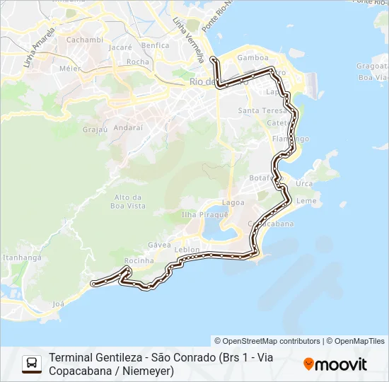 104 Bus Line Map