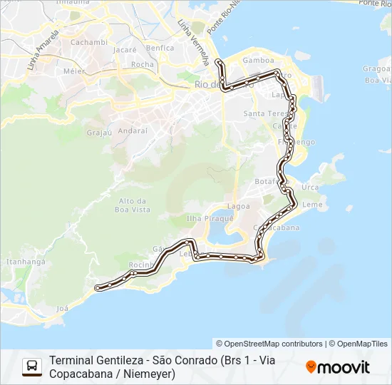 104 Bus Line Map