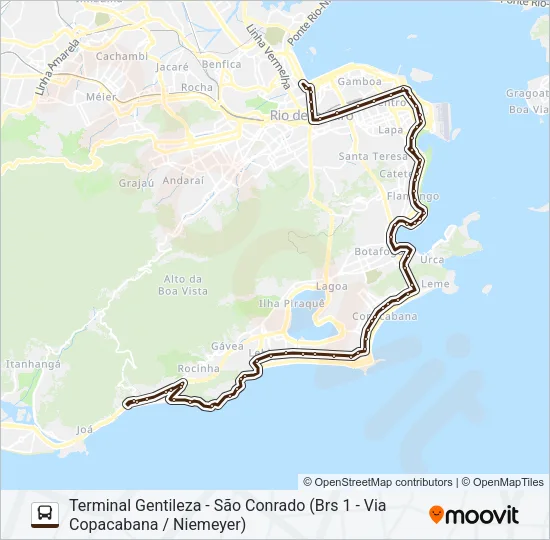 104 Bus Line Map