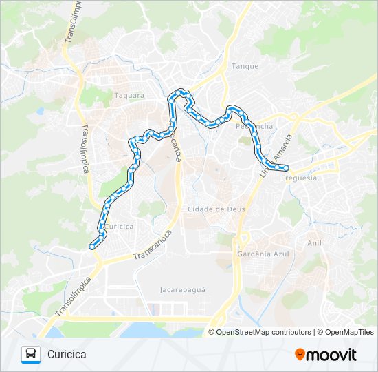 Mapa de 390SP de autobús