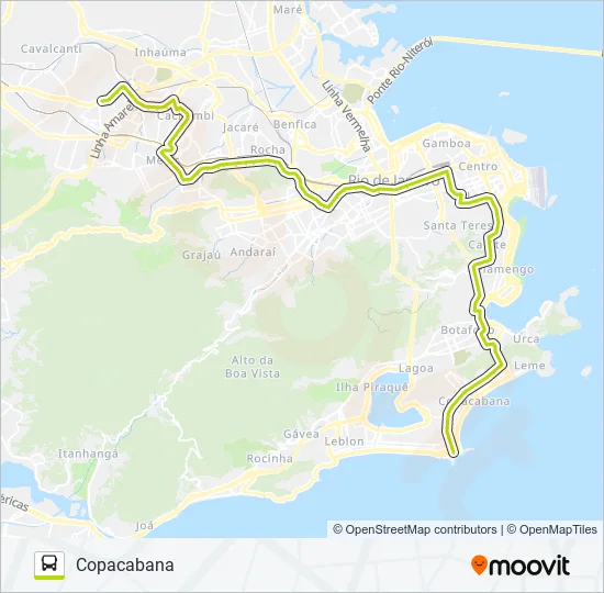 457SN Bus Line Map