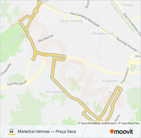 783SP Bus Line Map