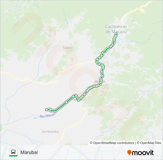 105 Bus Line Map