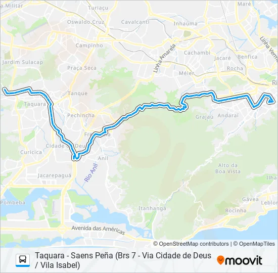 600SN Bus Line Map