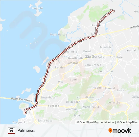 3400 Bus Line Map