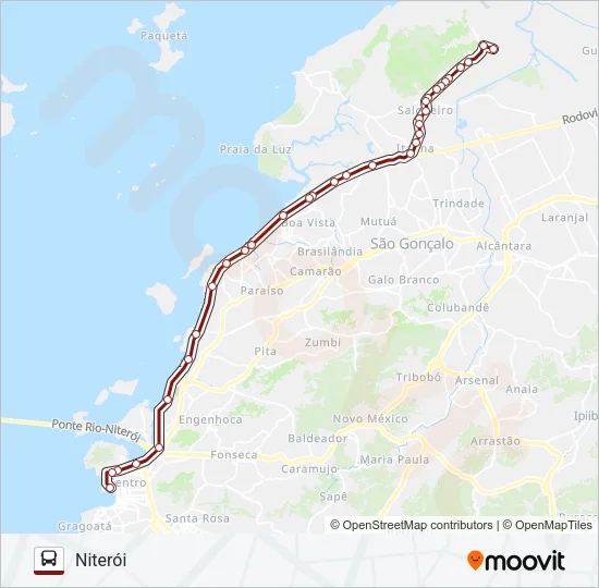 3400 Bus Line Map