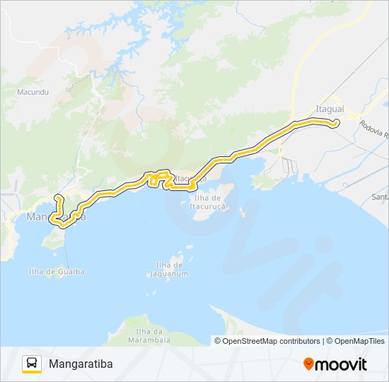 122T bus Line Map