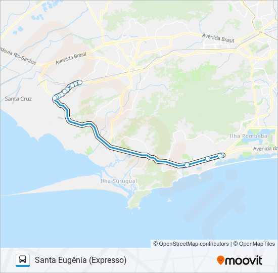 14 bus Line Map