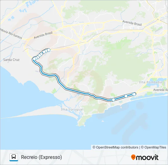 14 Bus Line Map