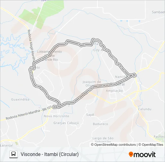 17 Bus Line Map